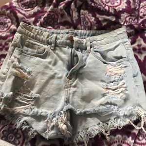 high waisted shorts
